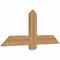Ekena Millwork Eugene Smooth Timber Gable Bracket, Western Red Cedar, 48"W x 20"H x 1 1/2"D x 5 1/2"F, 10/12 Pitch GBW048X20X0206EUG00SWR - alternate 4